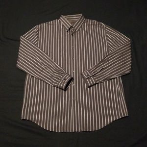 Perry Ellis mens dress shirt strips xl